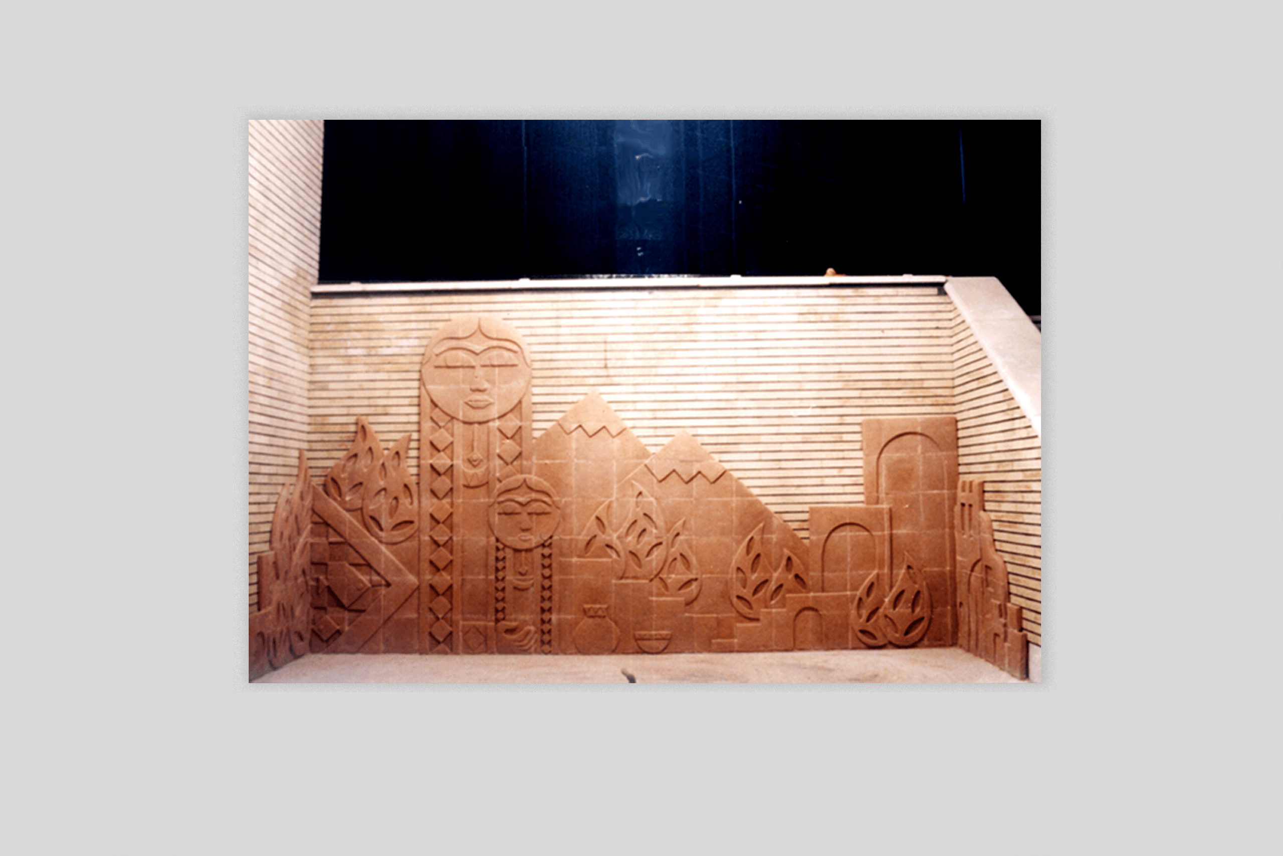 Pottery Relief Tile