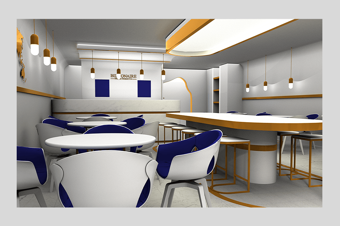 Design and construction . Billionaire Cafe